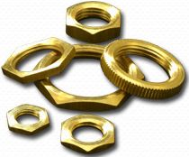 NUT LOCK BRASS M2.5-0.45